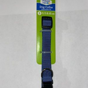 Forever Pals Blue Dog Collar Adjustable Fit Size Small 15.75” 40 cm (New)